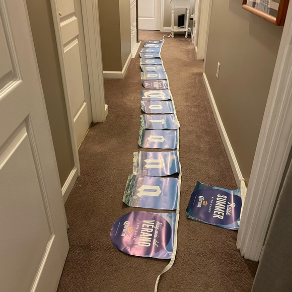 CORONA PARTY  2 Corona banners - Picture 4 of 5